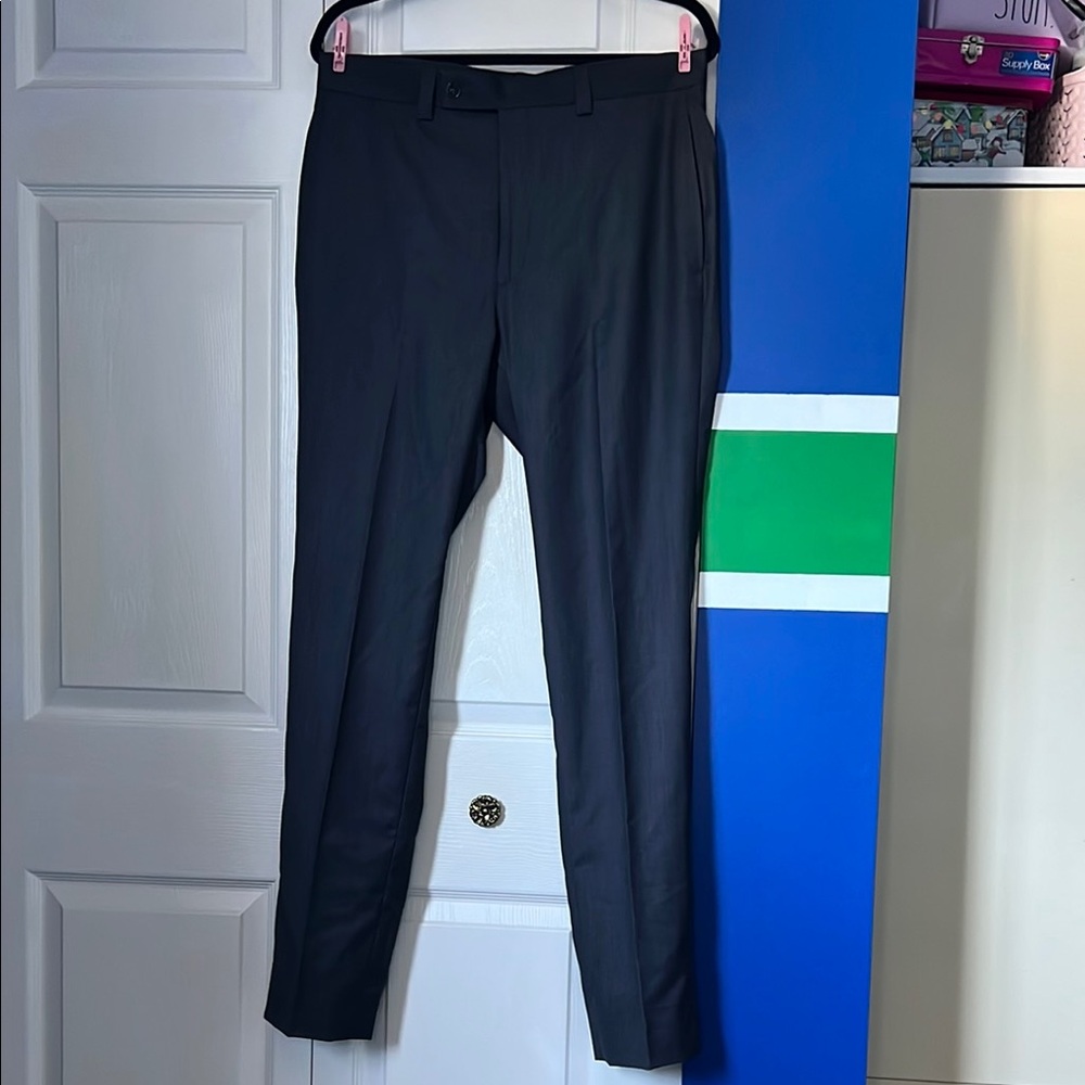 Men's Calvin Klein Charcoal Dress Pants - 32x34